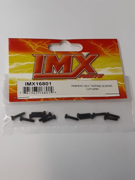 IMX16801 IMEX Shogun/Ninja Pan Head Self Tapping Screws 2.6x10mm