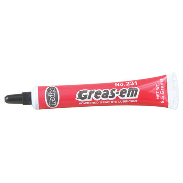 KAD231 KADEE "Greas-em" Dry Graphite Lubricant, 5.5 Grams