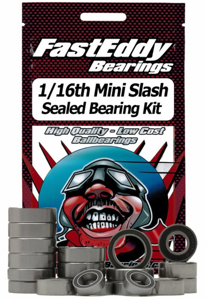 TFE2523 FAST EDDYS BEARINGS Traxxas 1/16th Mini Slash Brushed Sealed Bearing Kit
