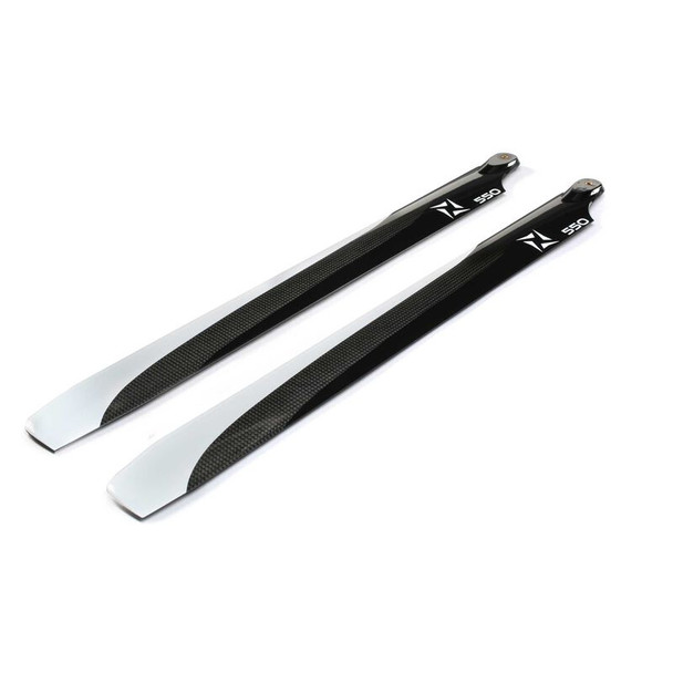 BLH4973 Blade 550mm CF Main Rotor Blades: Fusion 480 Stretch