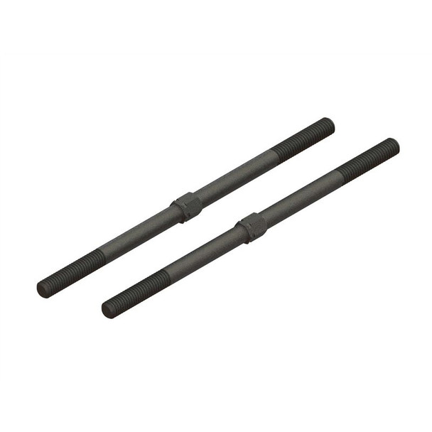 ARA340156 ARRMA Steel Turnbuckle M6x130mm (Black) (2)
