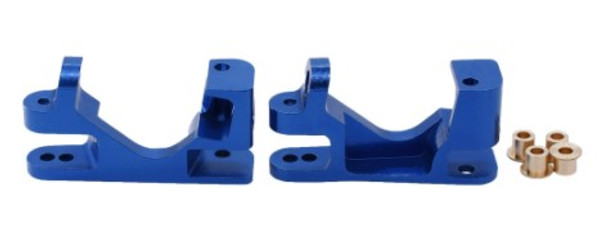 DTUP05001B HOBBY DETAILS Aluminum Front C-Hub Set For 1/10 Traxxas Slash 4x4 - Blue