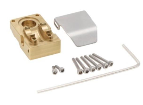 DTSCX24-3 HOBBY DETAILS Axial SCX24 Brass Counterweight Cup and Armor Guard Plate 1set