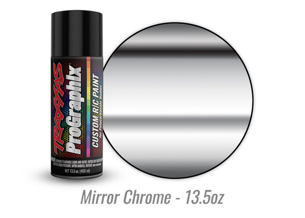 TRA5046X TRAXXAS Body Paint, ProGraphix®, Mirror Chrome (13.5oz)