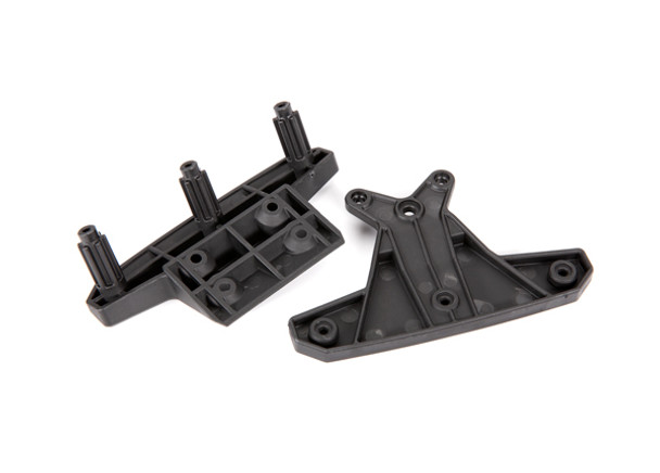 TRA9420 TRAXXAS Bumper, chassis, front (upper & lower)