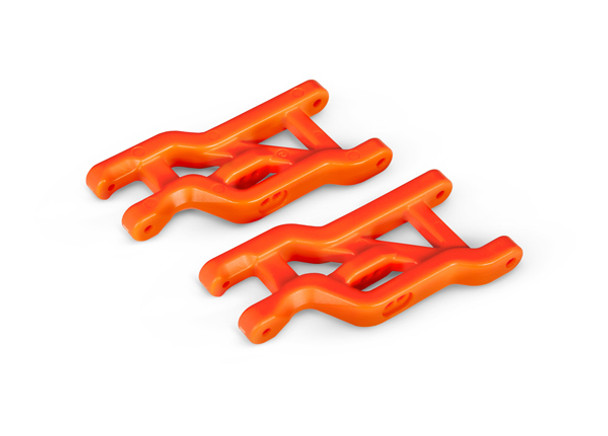 TRA2531T TRAXXAS Drag Slash Suspension arms, orange, front, heavy duty (2)