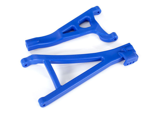 TRA8631X TRAXXAS Suspension arms, blue, front (right), heavy duty (upper (1)/ lower (1))