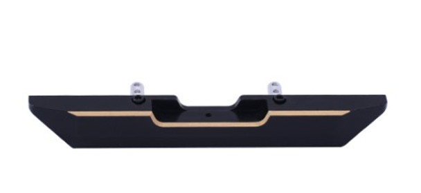 DTSCX24-67 HOBBY DETAILS Aluminum Alloy Rear Bumper for Axial SCX24 Jeep Wrangler Black Gold Color