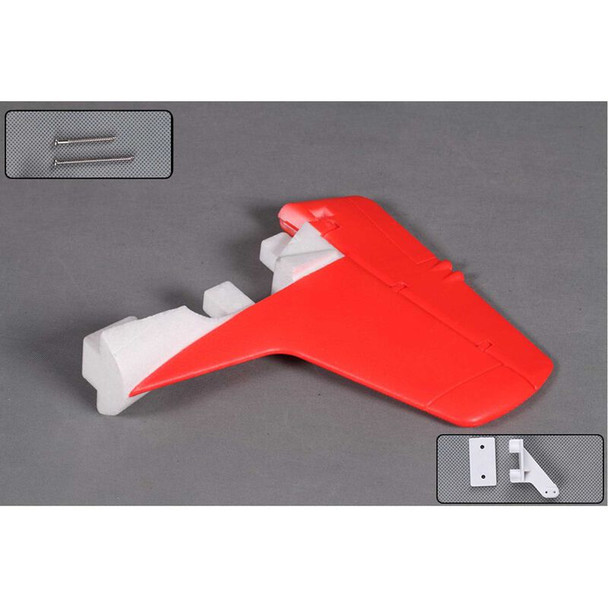 FMMPM104RED FMS Vertical Stabilizer: T28 V4 1400mm, Red - Graves RC Hobbies