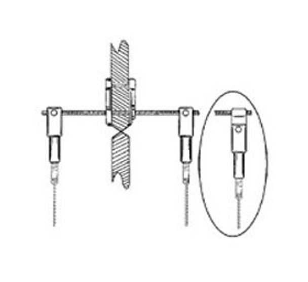 SOT119 SONICTRONICS Micro-Adjustable Double Control Horn 4-40