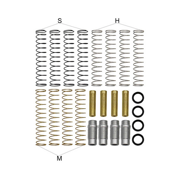 HRASXTF485TK04 HOT RACING Conversion Threaded Tele Shock Kit: SCX24