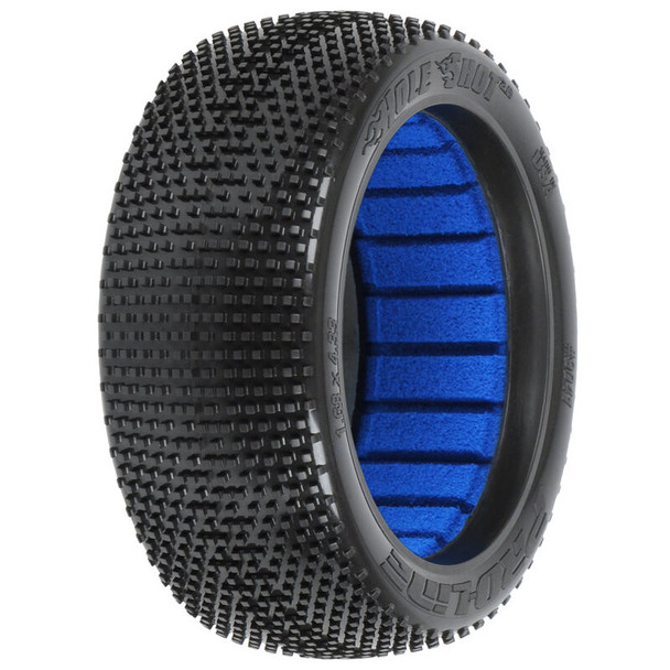 PRO904103 PRO-LINE 1/8 Hole Shot 2.0 M4 Front/Rear Off-Road Buggy Tires (2)