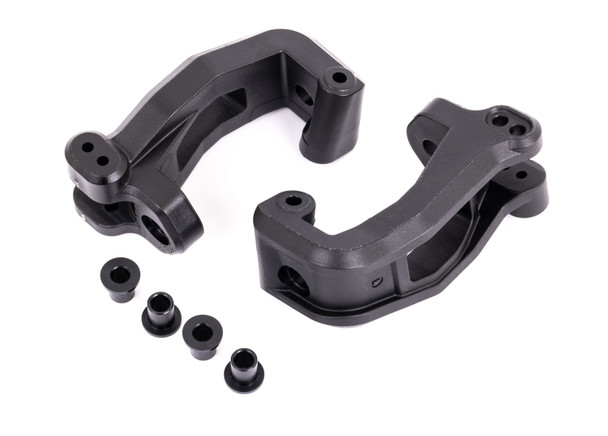 TRA9532 TRAXXAS Sledge Caster Blocks (c-hub), Left & Right/ Kingpin Bushings (4)