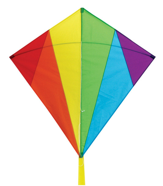 SKK12220 SKYDOG KITES 32" Rainbow Diamond Kite