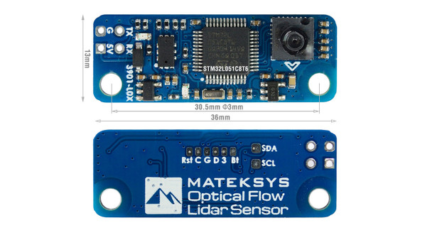 MAT3901LOX MATEK SYSTEMS OPTICAL FLOW & LIDAR SENSOR 3901-L0X