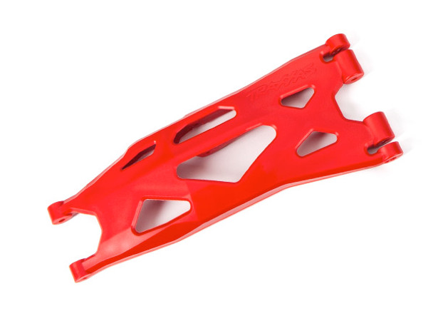 TRA7893R TRAXXAS Suspension arm, lower, red (1) (right, front or rear) (for use with #7895 X-Maxx® WideMaxx® suspension kit) - Red