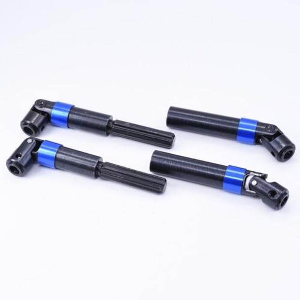 DTSCX6005A HOBBY DETAILS Front/rear Steel Driveshafts For 1/6 Axial SCX6 Jeep Wrangler - Blue