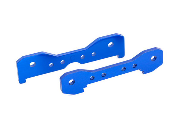 TRA9528 TRAXXAS Sledge Tie bars, rear, 6061-T6 aluminum (blue-anodized)