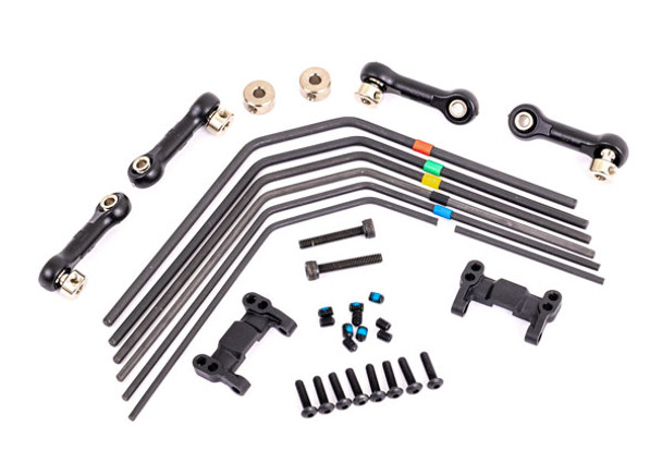 TRA9595 TRAXXAS Sway bar kit, Sledge™ (front and rear) (includes front and rear sway bars and linkage)