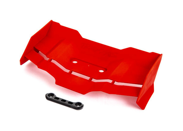 TRA9517R TRAXXAS Sledge Wing/ wing washer (red)/ 4x12mm FCS (2)