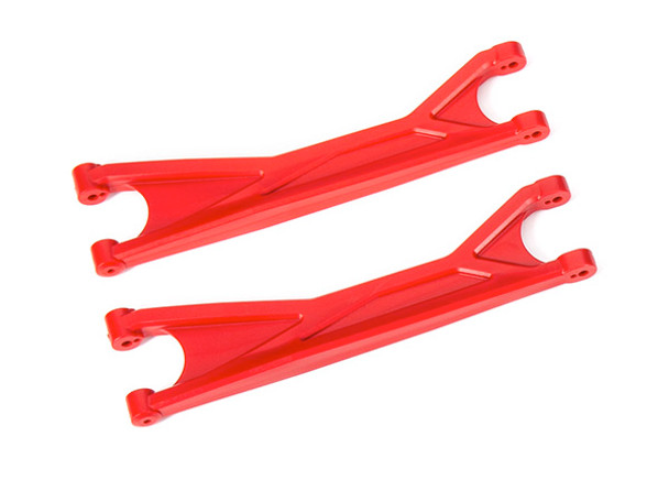 TRA7892R TRAXXAS Suspension arms, upper, red (left or right, front or rear) (2) (for use with #7895 X-Maxx® WideMaxx® suspension kit)