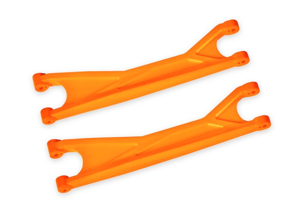 TRA7892T TRAXXAS Suspension arms, upper, orange (left or right, front or rear) (2) (for use with #7895 X-Maxx® WideMaxx® suspension kit)