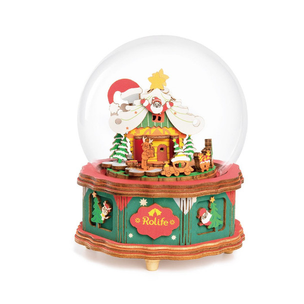 ROEAM46 ROBOTIME DIY Music Box - Christmas Town