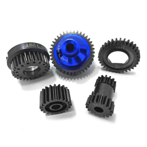 HRASJT1000XF06 HOT RACING Hardened Steel Two-Speed Gear Set: Traxxas Jato 3.3