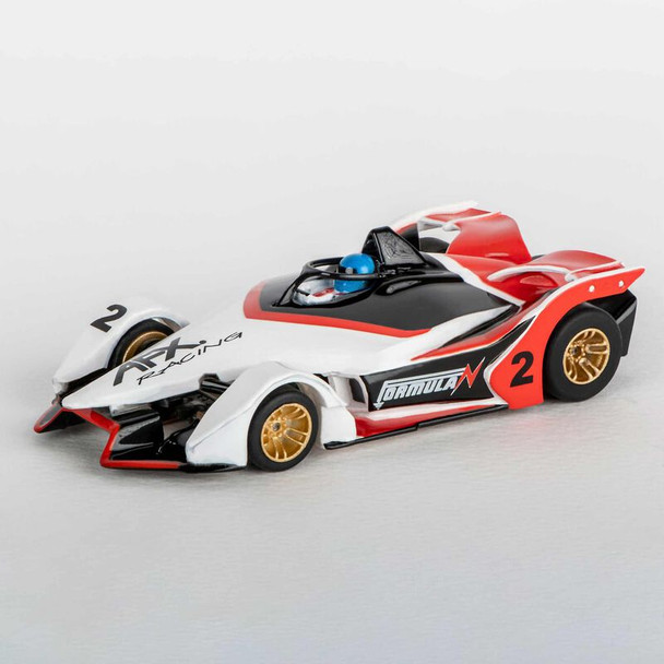 AFX22015 AFX Mega G+ Formula N Slot Car - Black, Red and White