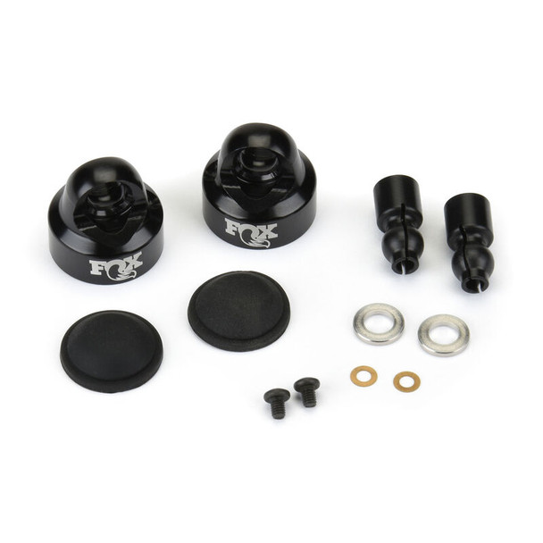 PRO638000 PRO-LINE 1/6 FOX Aluminum Shock Caps (2): SCX6