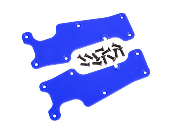 TRA9633X TRAXXAS Sledge Front Suspension Arm Covers - Blue