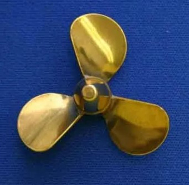 DUM3118 DUMAS BRASS PROPELLER 3 BLADE RH 1 1/2″ DIA