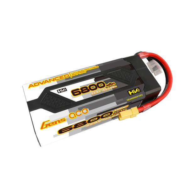 GA100C68006SEC5 GENS ACE Advanced 6800mAh 22.8 V 100C 6S1P HardCase Lipo Battery Pack 61# With EC5 Plug