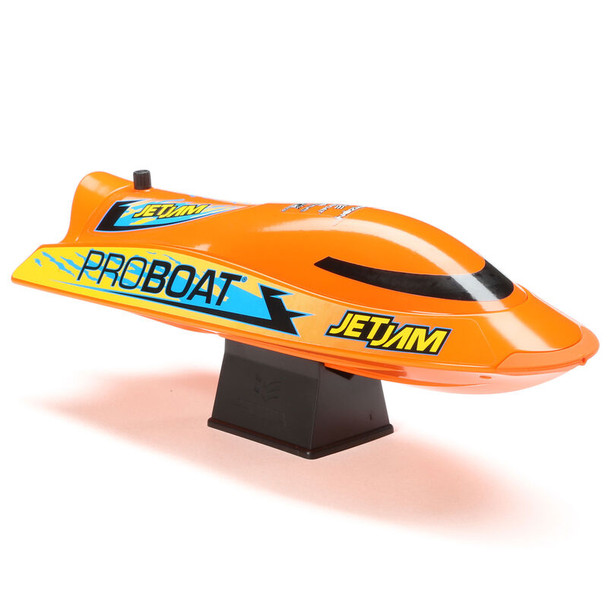 PRB08031V2T1 PRO BOAT Jet Jam V2 12" Self-Righting Pool Racer Brushed RTR, Orange