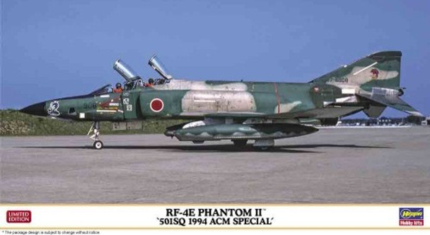 HSG2381 HASEGAWA 1/72 RF4E Phantom II 501st SQ 1994 ACM Special JASDF Recon Aircraft (Ltd Edition) (D) Plastic model Airplane Kit