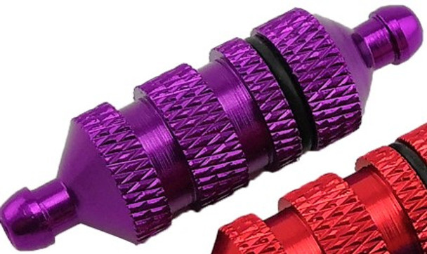 DTEL01008C HOBBY DETAILS Aluminum Fuel Filter Purple