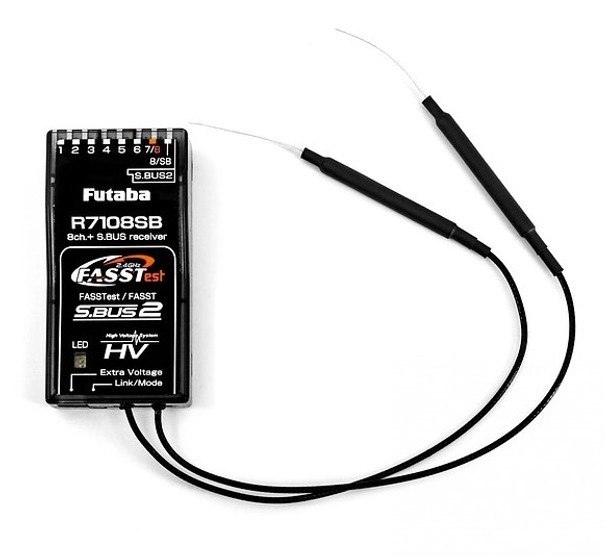 FUTRXR7108SB Futaba R7108SB 2.4GHz Fasstest Telemetry RX S.Bus Receiver