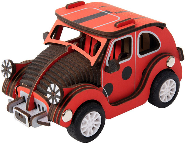 ROEHL301 ROBOTIME ROKR Vehicle Kits for Kids; Ladybug Car
