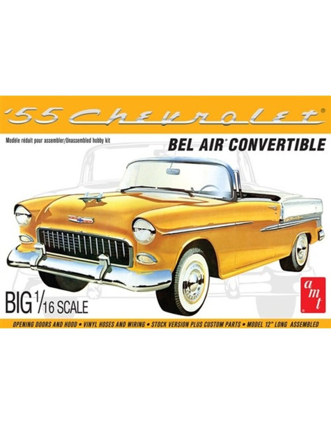 AMT1134 AMT 1955 Chevy Bel Air Convertible 1/16 Scale