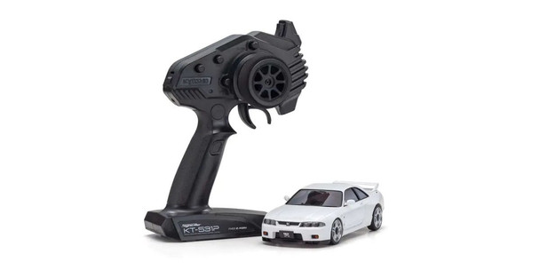 KYO32638WG KYOSHO Mini-Z AWD Nissan Skyline GT-R V.Spec (R33) with LED/Gyro Unit - White