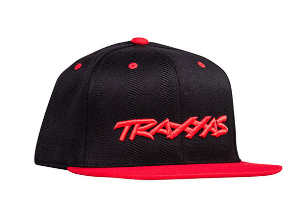 TRA1183-BLR TRAXXAS Snapback Trucker - Red/Black - OSFA