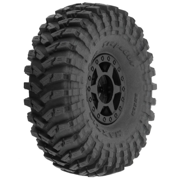 PRO1022510 PRO-LINE 1.0" Maxxis Trepador Mounted on Mini Holcomb Black (4)