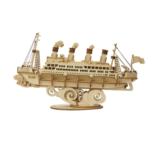 ROETG306 ROBOTIME Rolife Cruise Ship Model 3D Wooden Puzzle