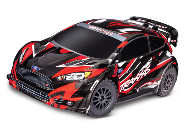 TRA74154-4-C TRAXXAS 1/10 Scale Ford Fiesta ST AWD Brushless Rally Car