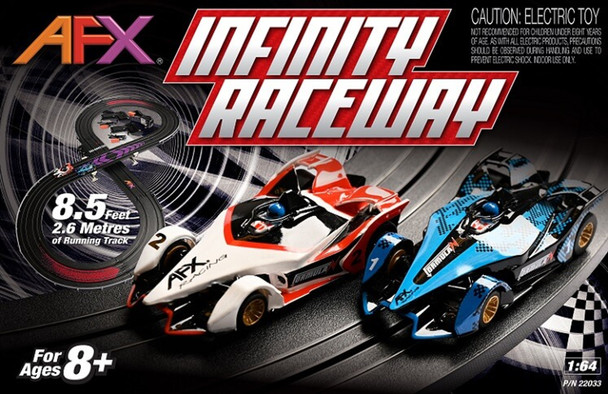 INFINITY SET AFX22033 AFX Infinity Raceway HO Race Set