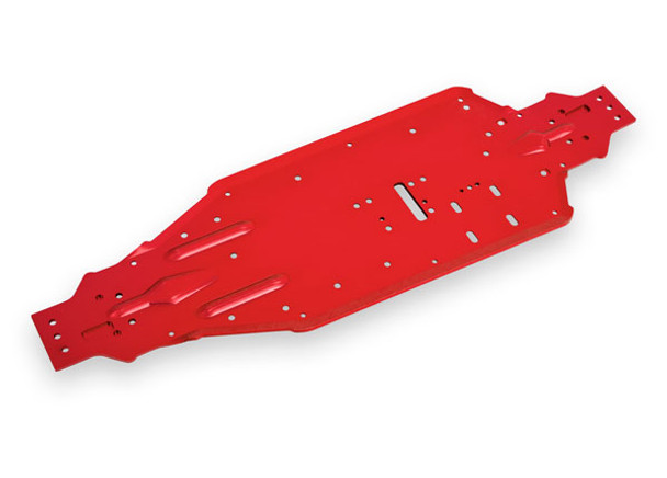 TRA9522R TRAXXAS Chassis, Sledge, Aluminum - Red Anodized