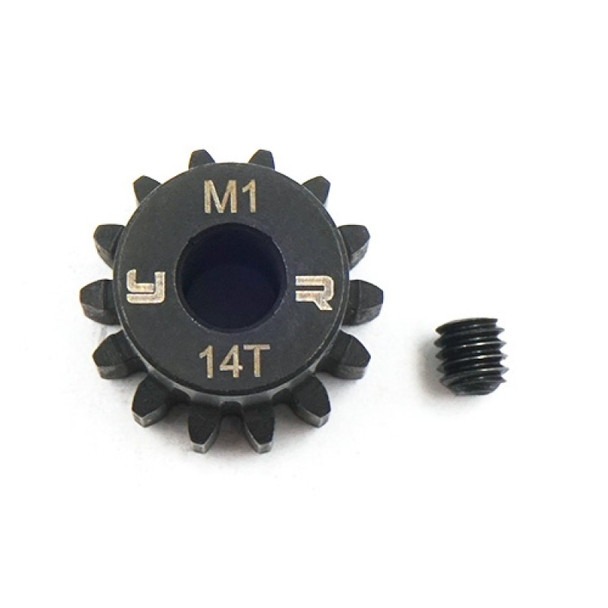 YAMG-10004 YEAH RACING 14T HD Steel Mod1 5mm Bore Motor Gear Pinion