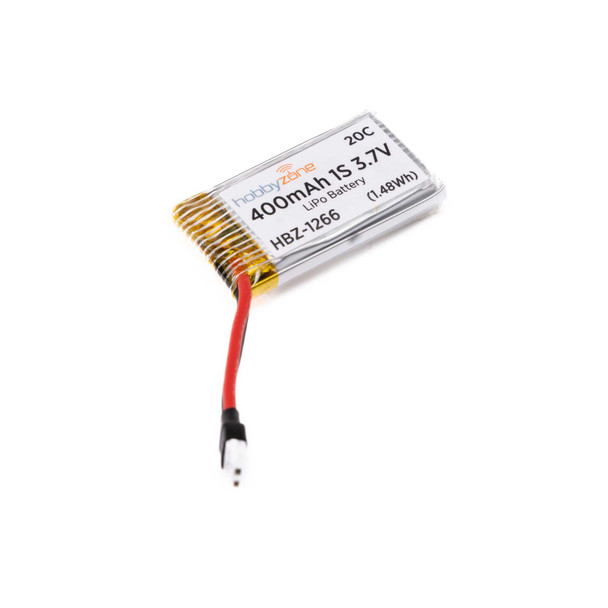 HBZ-1266 HOBBYZONE 3.7V 1S 400mAh Li-Po Battery: Molex 51005