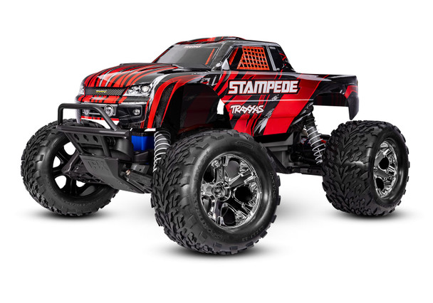 TRA36254-8-C TRAXXAS Stampede XL-5 1/10 Scale 2WD Monster Truck w/Battery and Talon All-Terrain Tires