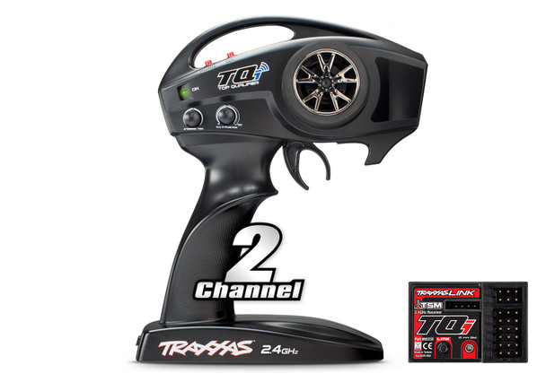 TRA6509A TRAXXAS TQi 2-Ch 2.4GHz Transmitter with TSM Receiver